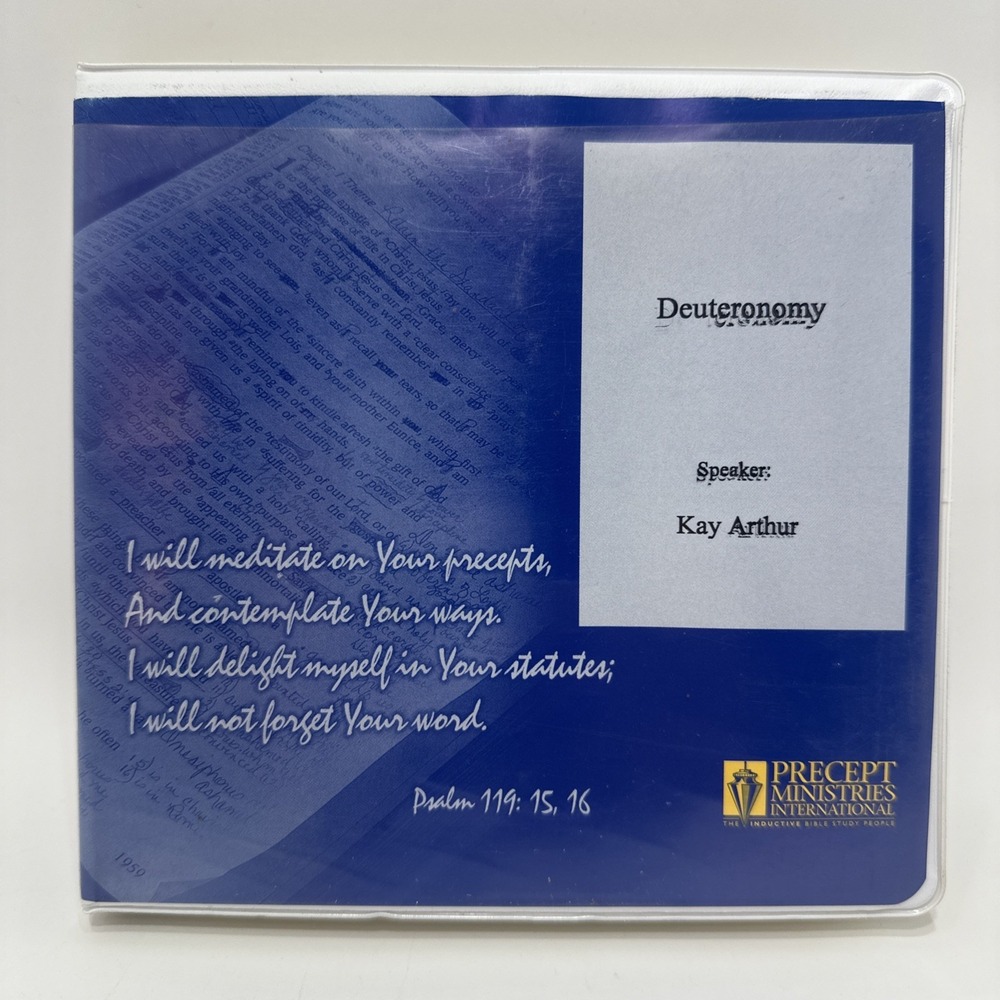 Precept Upon Precept DEUTERONOMY Kay Arthur DVD Set Bible Study Teaching Class